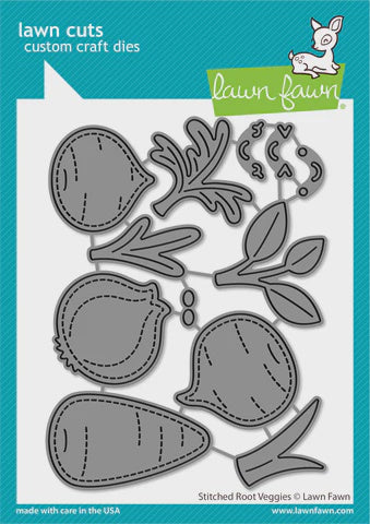 LF STITCHED ROOT VEGGIES DIE SET
