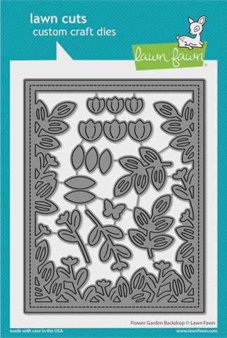 LF FLOWER GARDEN BACKDROP DIE SET