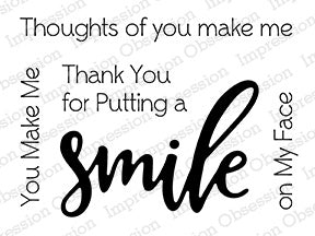 IO SMILE CLEAR STAMP SET