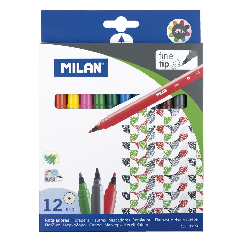MILAN MARKERS 12PC