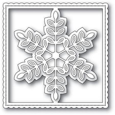 MB DIE LEAFY SNOWFLAKE FRAME