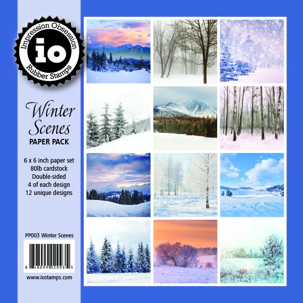 IO WINTER SCENES 6X6 PAPER PACK