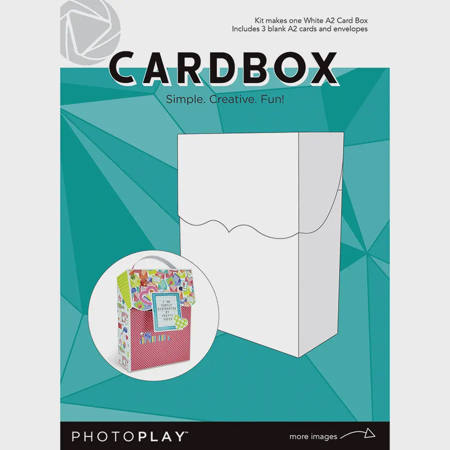 PHOTOPLAY CARD BOX KIT WHITE
