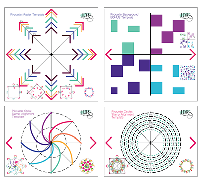 LDRS PIROUETTE PATTERN TEMPLATES