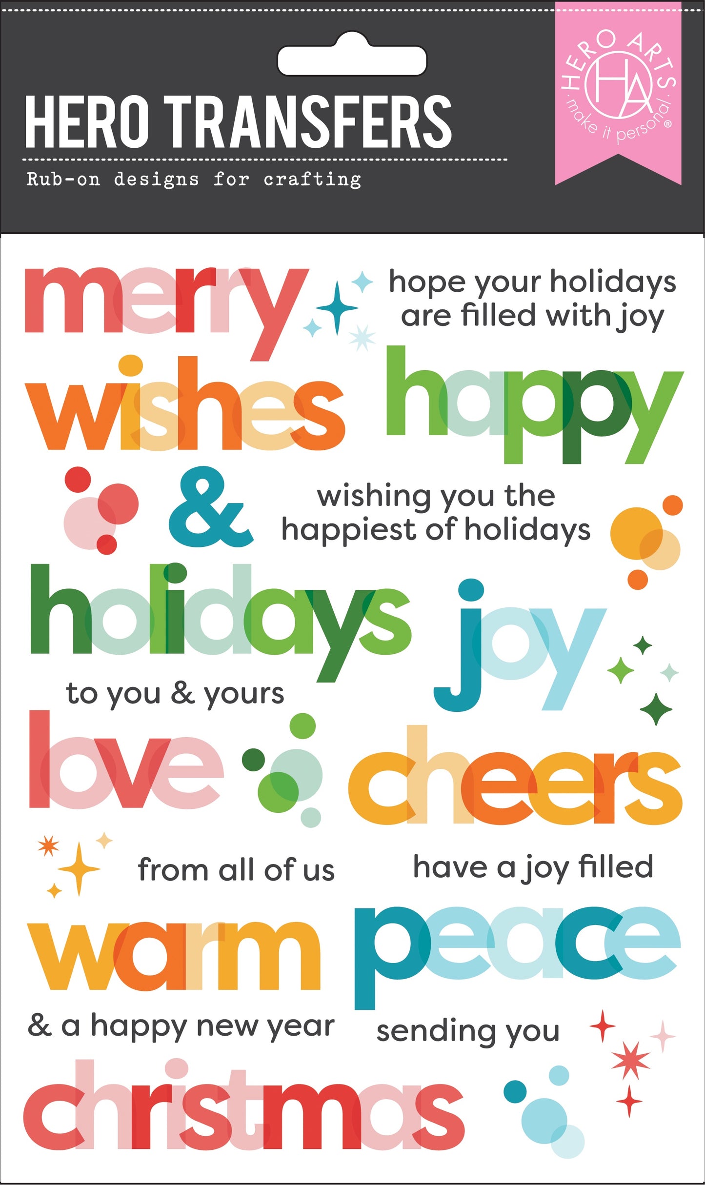 H A HOLIDAY MESSAGES HERO TRANSFERS