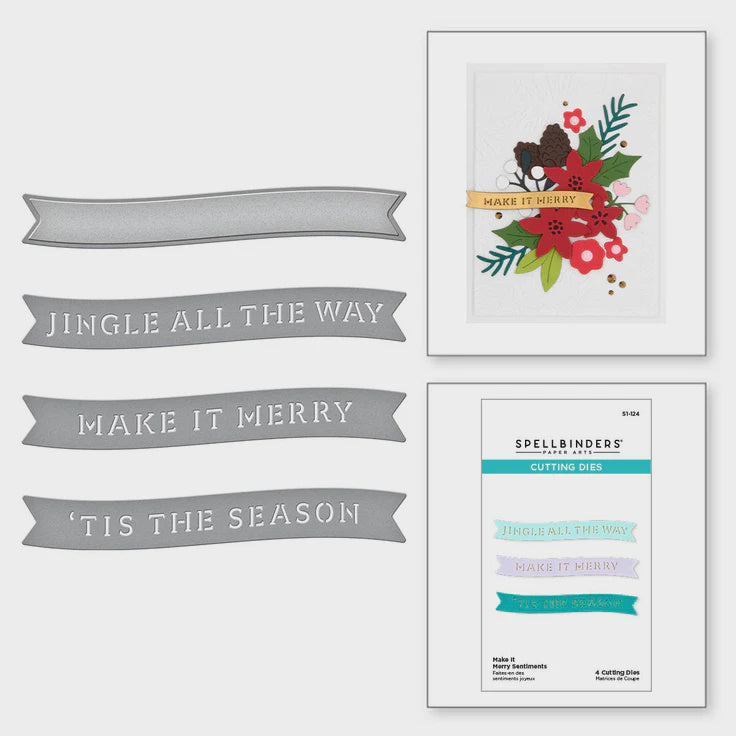 SB MAKE IT MERRY SENTIMENT DIE SET