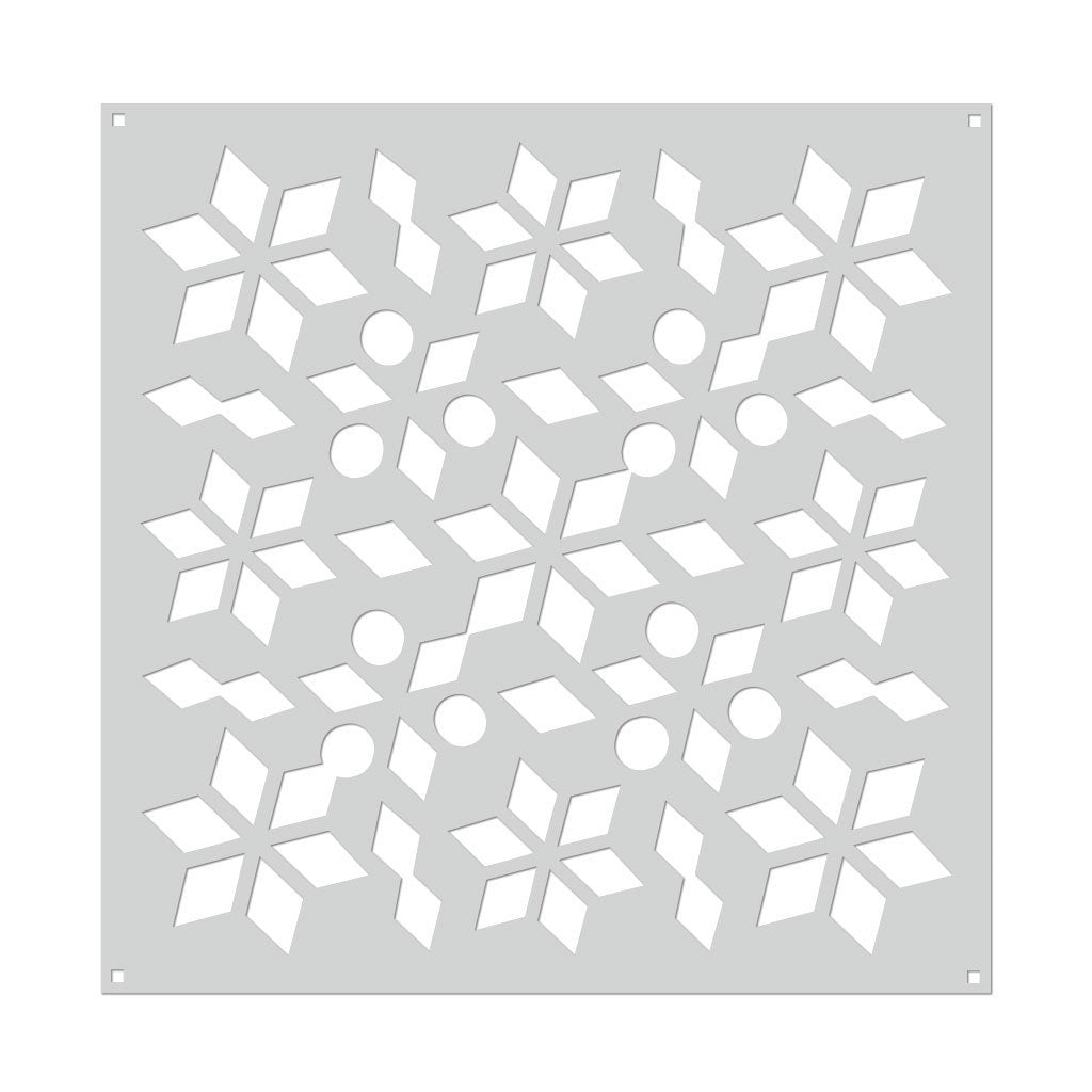 H A POINSETTIA PATTERN STENCIL