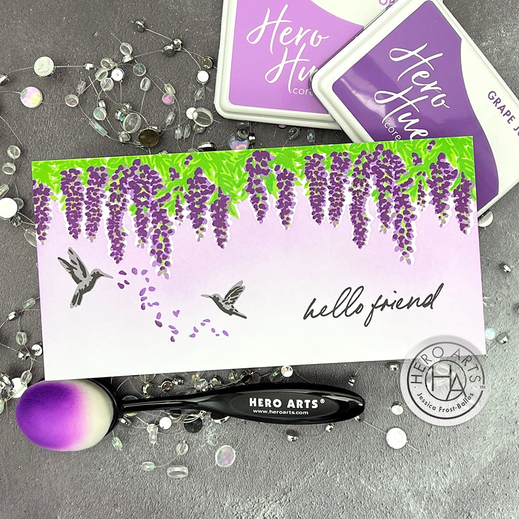 H A WISTERIA HEROSCAPE STAMP & DIE BUNDLE