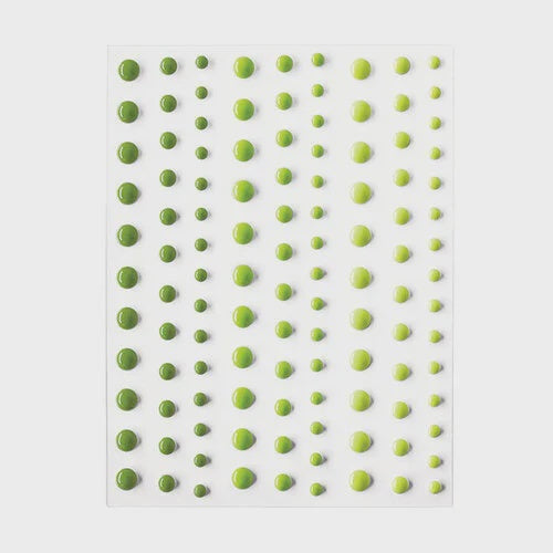 H A ENAMEL DOTS GREENS