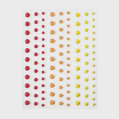 H A ENAMEL DOTS SUNSET