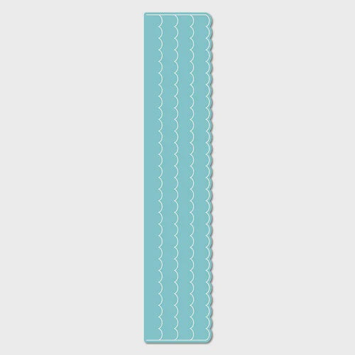 LDRS SCALLOP SLIMLINE BACKGROUND STRIPS DIES