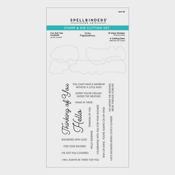 SB I'VE GOT YOU COVERED STAMP AND DIE SET