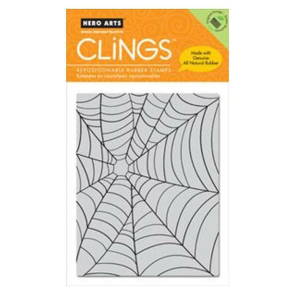 H A LARGE WEB CLING STAMP