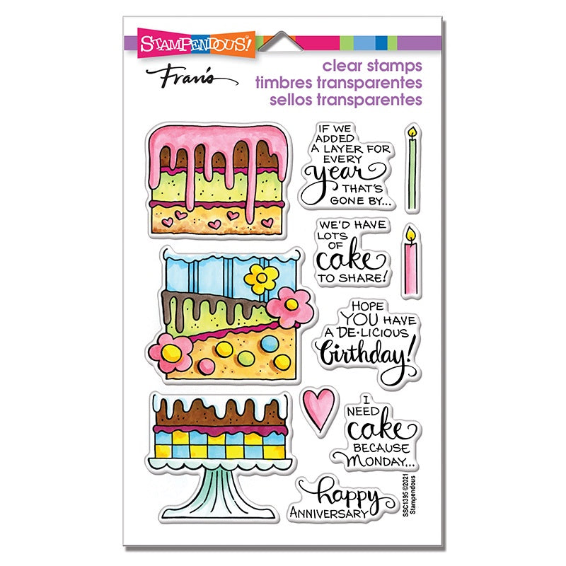 STA CLEAR SLIM CAKE STAMP SET