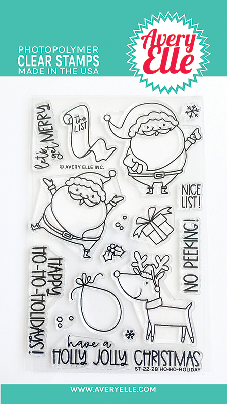 AE CLEAR HO-HO-HOLIDAYS STAMP SET
