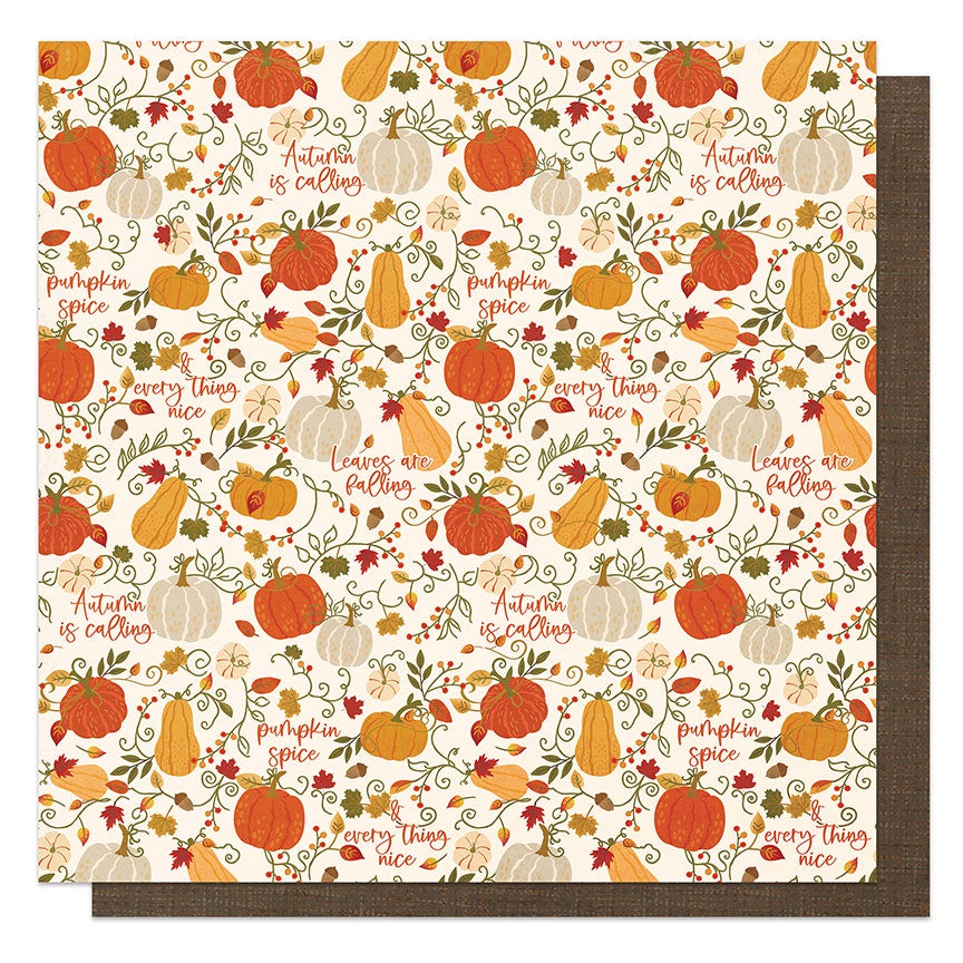 PHOTOPLAY PUMPKIN SPICE 12X12 PAPER