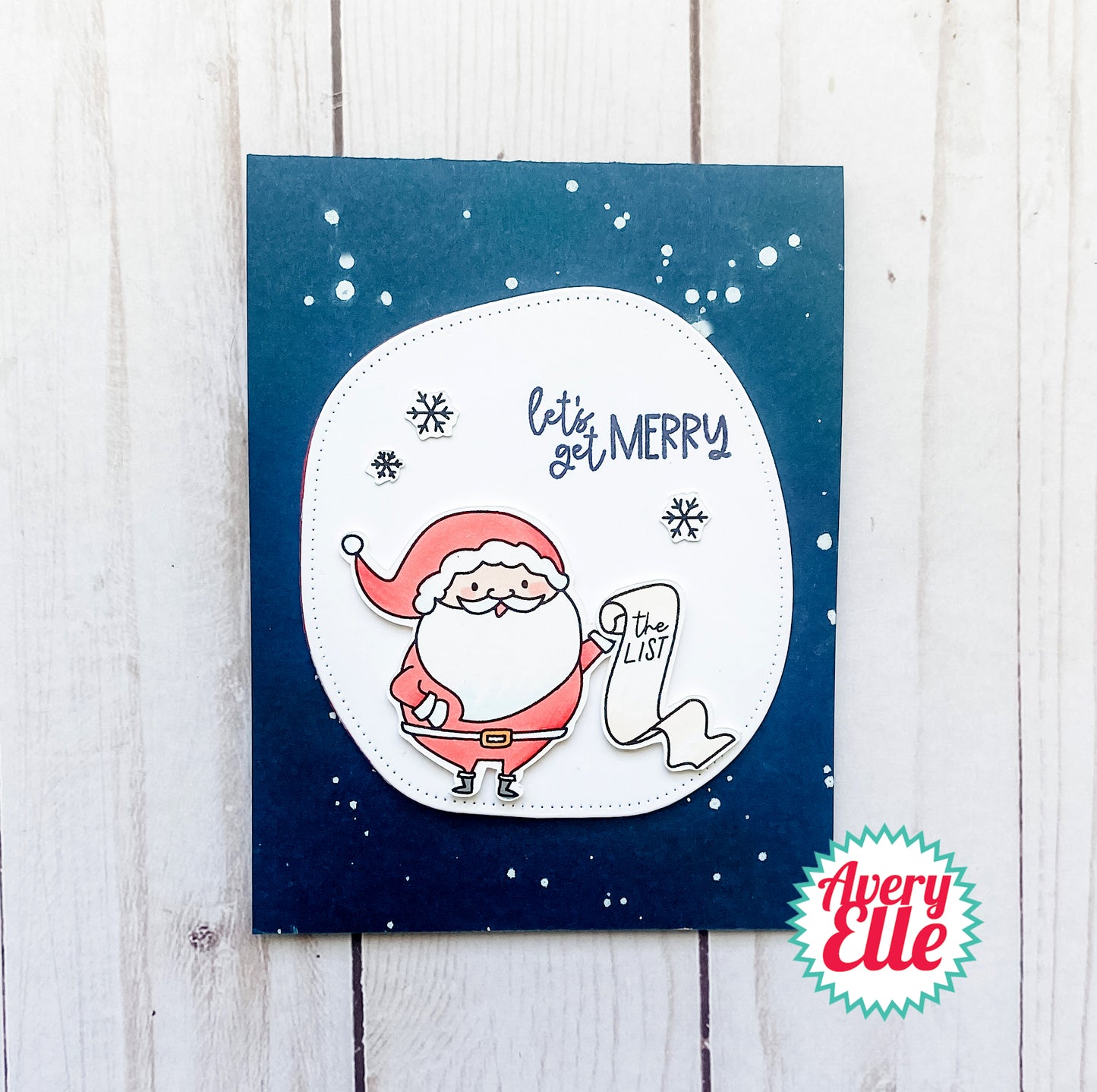 AE CLEAR HO-HO-HOLIDAYS STAMP SET