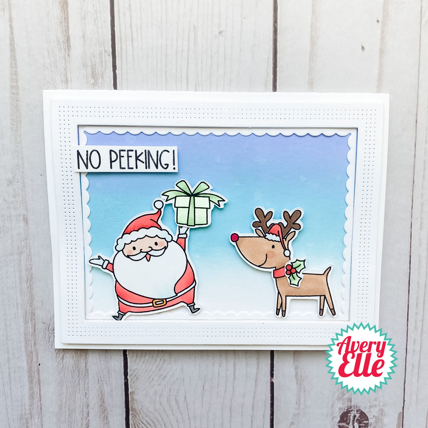 AE CLEAR HO-HO-HOLIDAYS STAMP SET