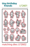 LF CLEAR TINY BIRTHDAY FRIENDS STAMP SET