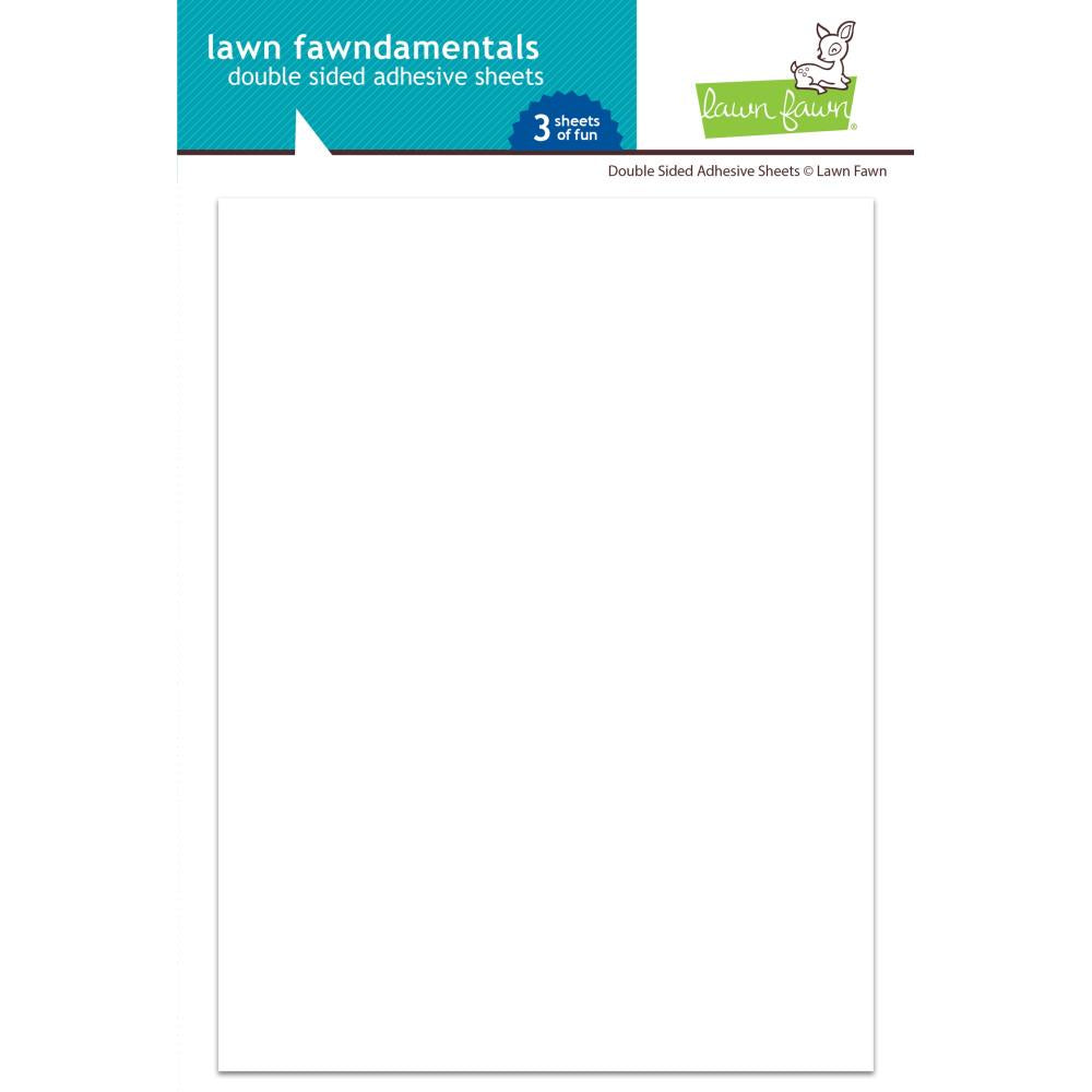 LF DOUBLE SIDED ADHESIVE SHEETS 3 PACK