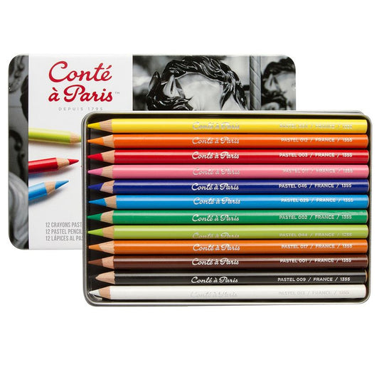 CONTE PASTEL PENCILS 12 SET