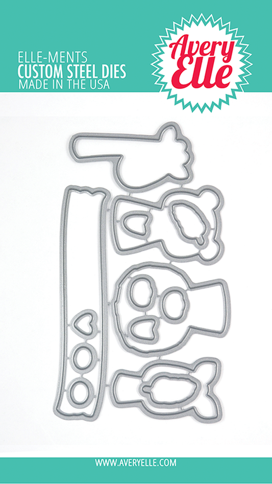 AE PEEK-A-BOO JUNGLE DIE SET