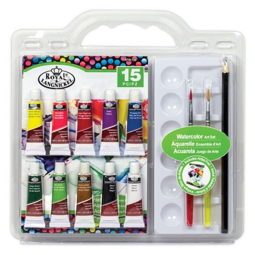 ROYAL WATERCOLOR ART SET 15PC