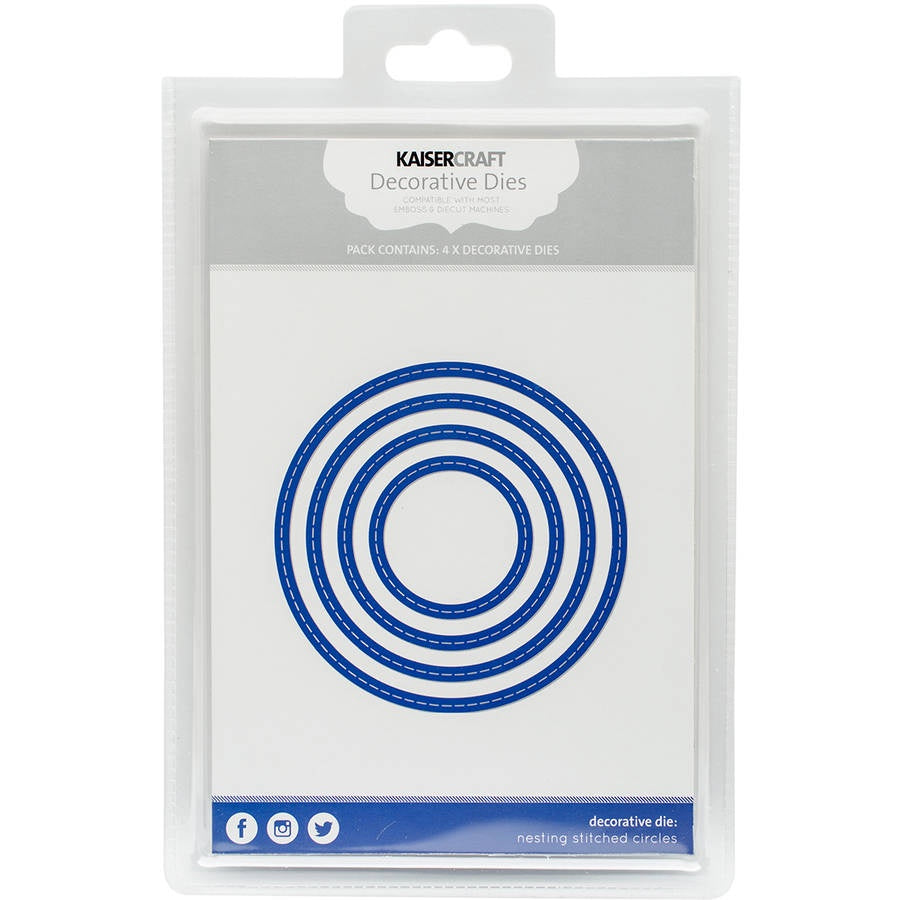 KC NESTING STITCHED CIRCLES DIE SET