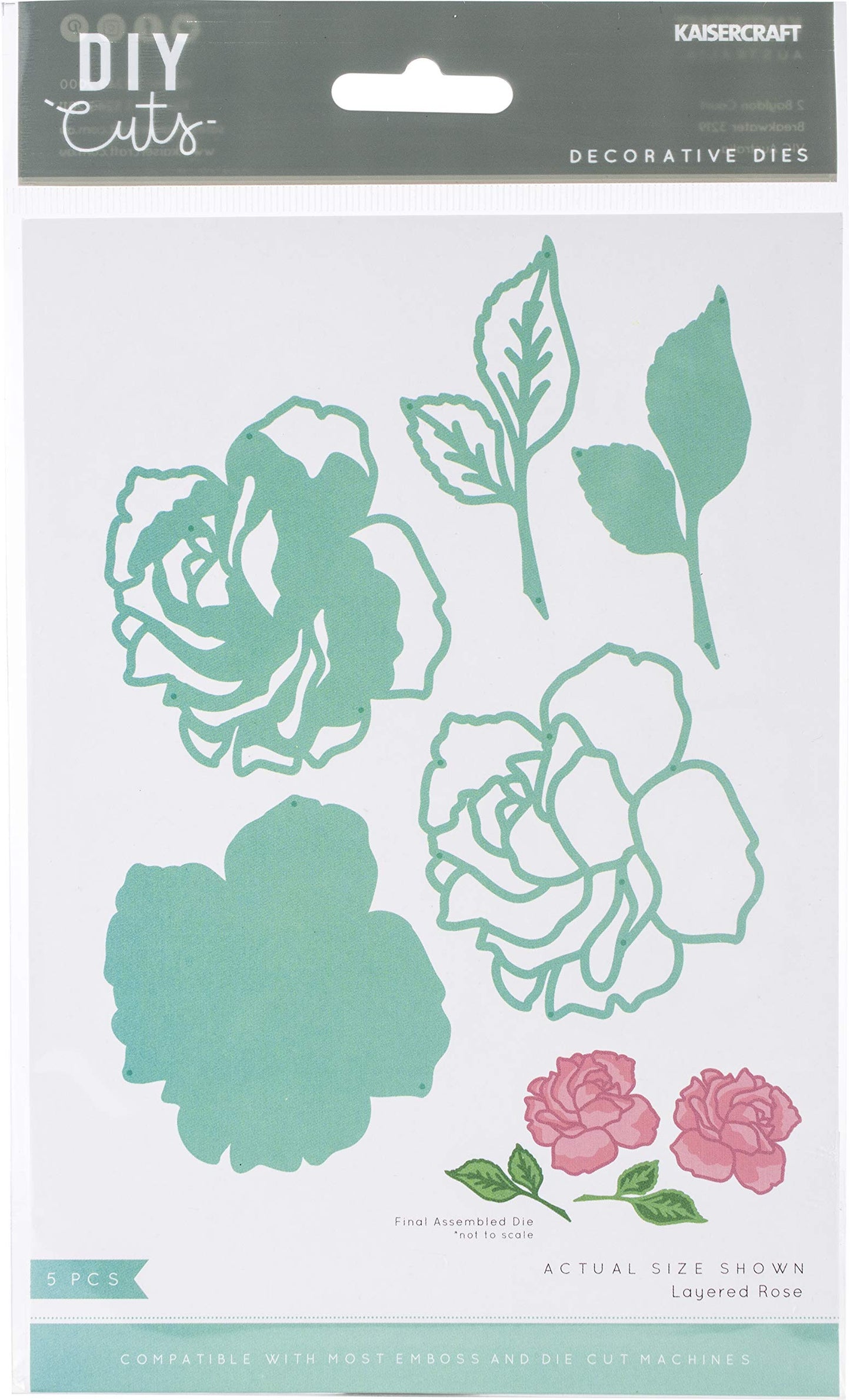 KC DIE LAYERED ROSE