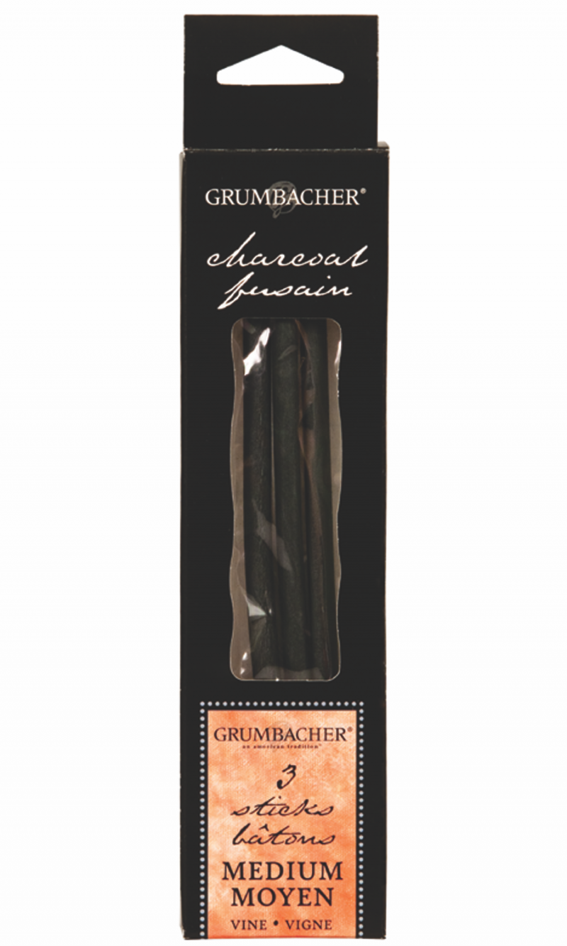 GRUM VINE CHARCOAL MEDIUM 3 PC