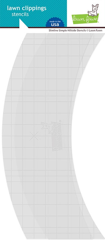LF SLIMLINE SIMPLE HILLSIDE STENCILS