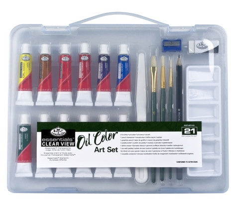 ROYAL OIL ART SET SMALL CLEAR VIEW