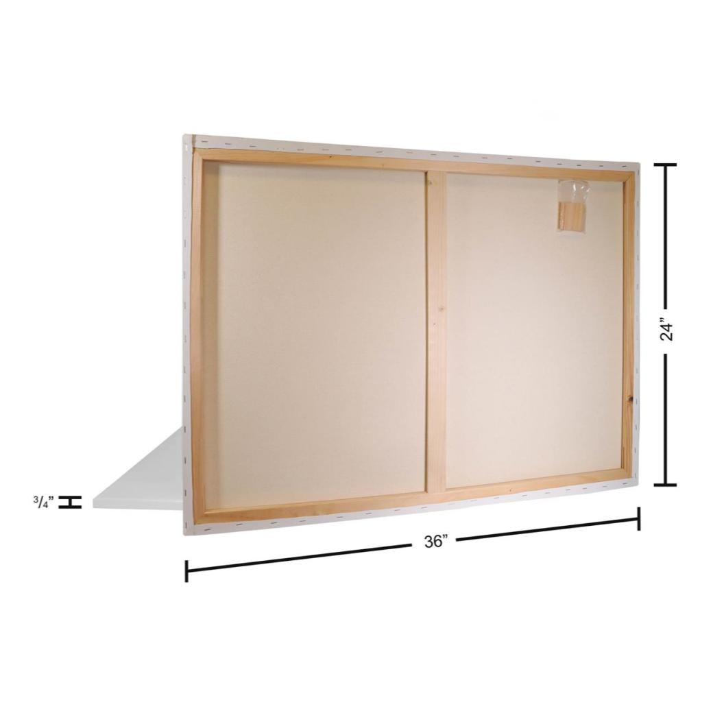 STRETCHED CANVAS 24X36 2 PACK