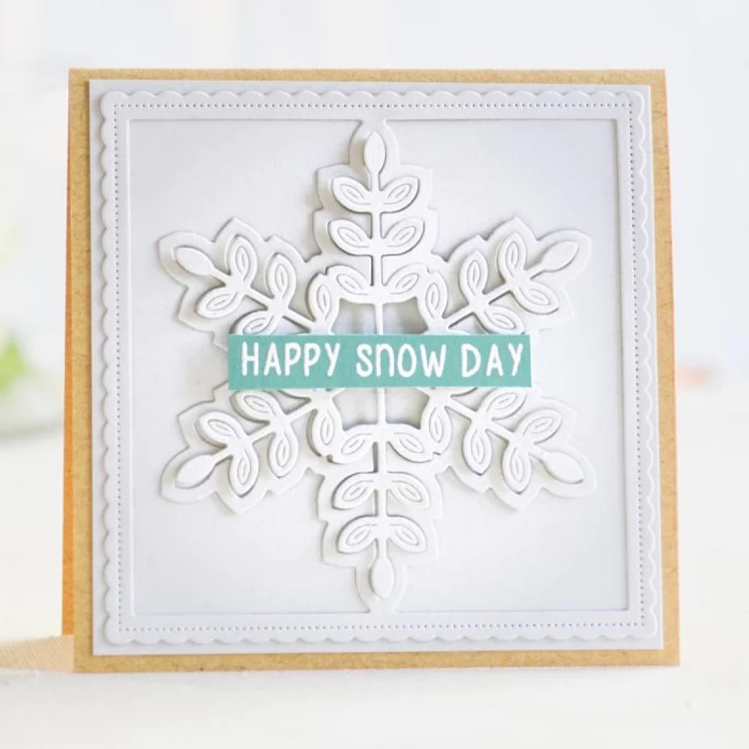 MB DIE LEAFY SNOWFLAKE FRAME