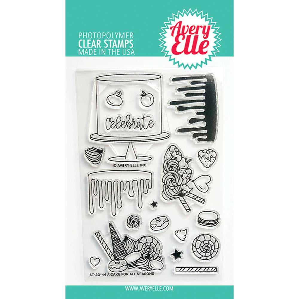 AE CLEAR CAKE FOR ALL SEASONS STAMP SET