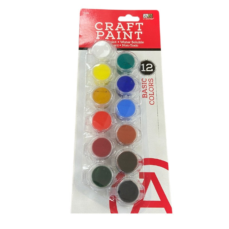 ART AD CRAFT PAINT SET OF 12