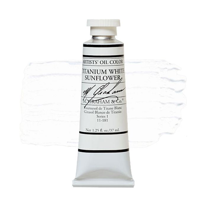 GRAHAM TITANIUM WHITE OIL 37ML
