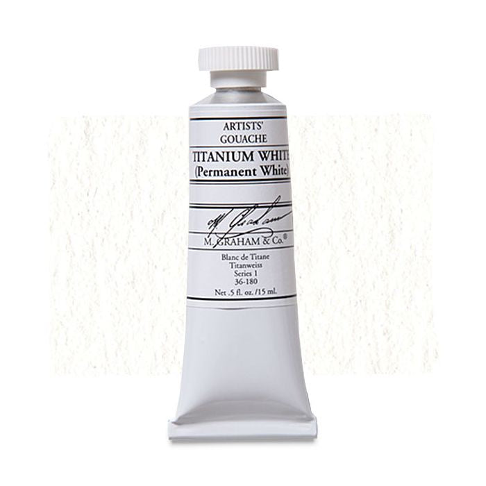 GRAHAM GOUACHE TITANIUM WHITE 15 ML