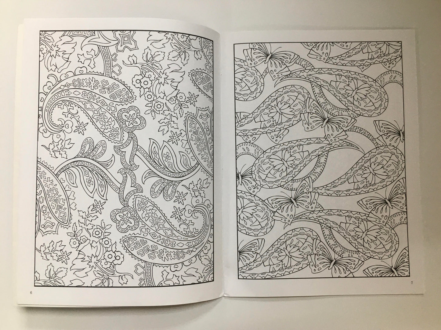 PAISLEY DESIGNS COLORING BOOK