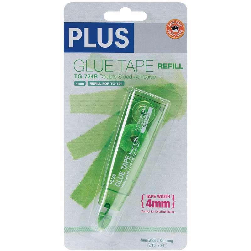 PLUS GLUE TAPE 4MM REFILL
