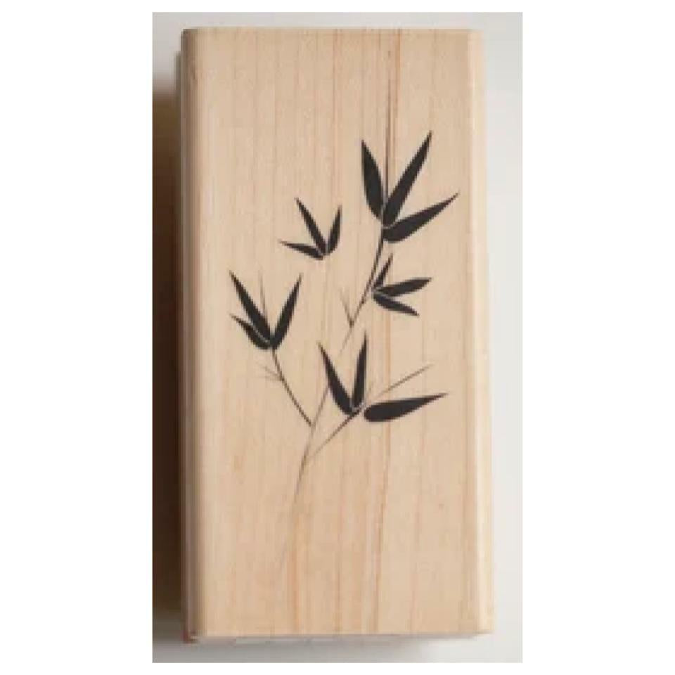 MB BAMBOO SHOOT WOOD STAMP
