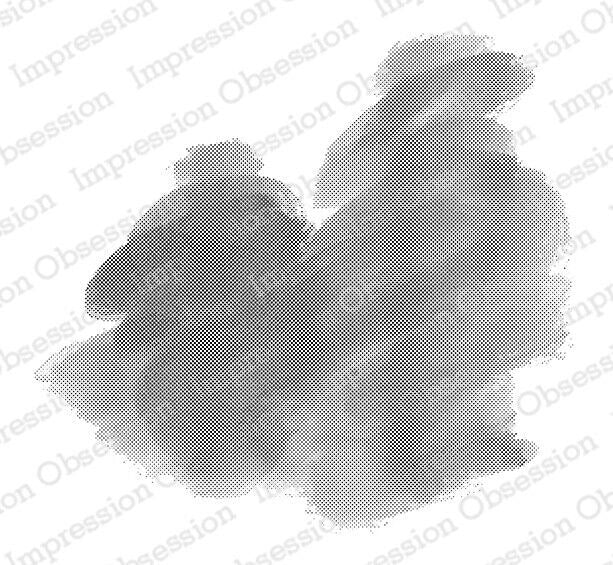 IO WATERCOLOR SPLASH WOOD STAMP