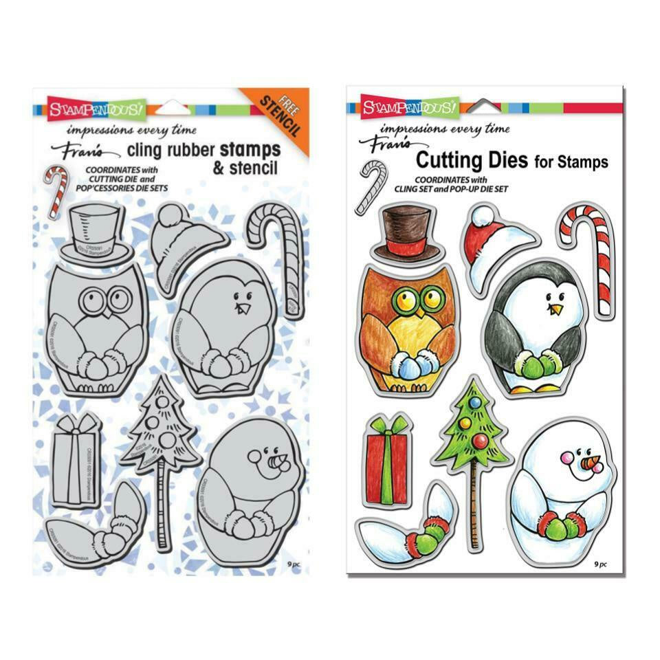 STA WINTER FRIENDS STAMPS AND DIES