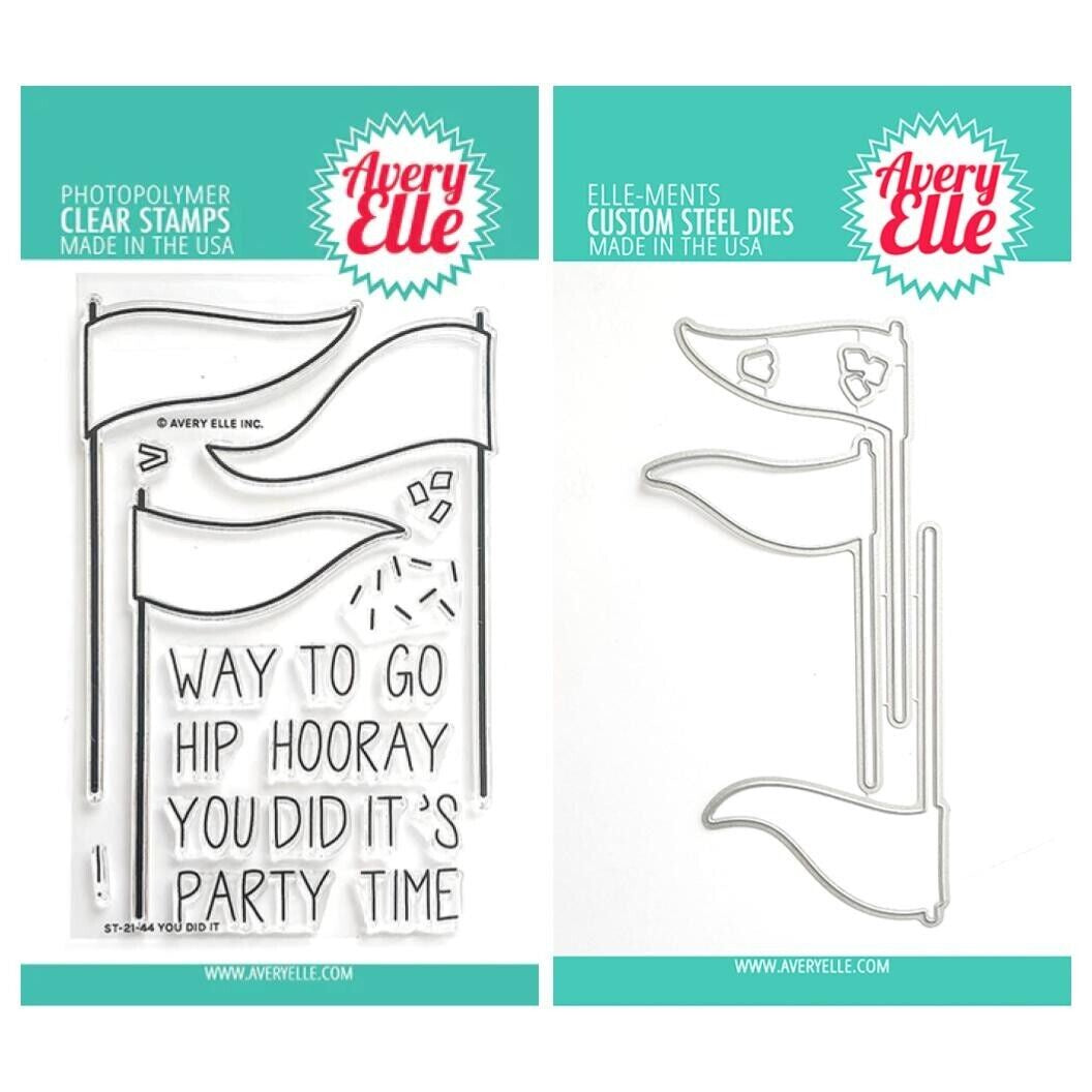 AE YOU DID IT STAMP AND DIE BUNDLE