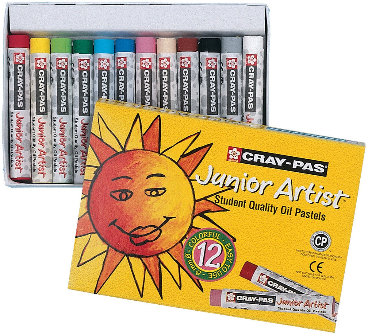 Cray-Pas Junior Artist Black Oil Pastels