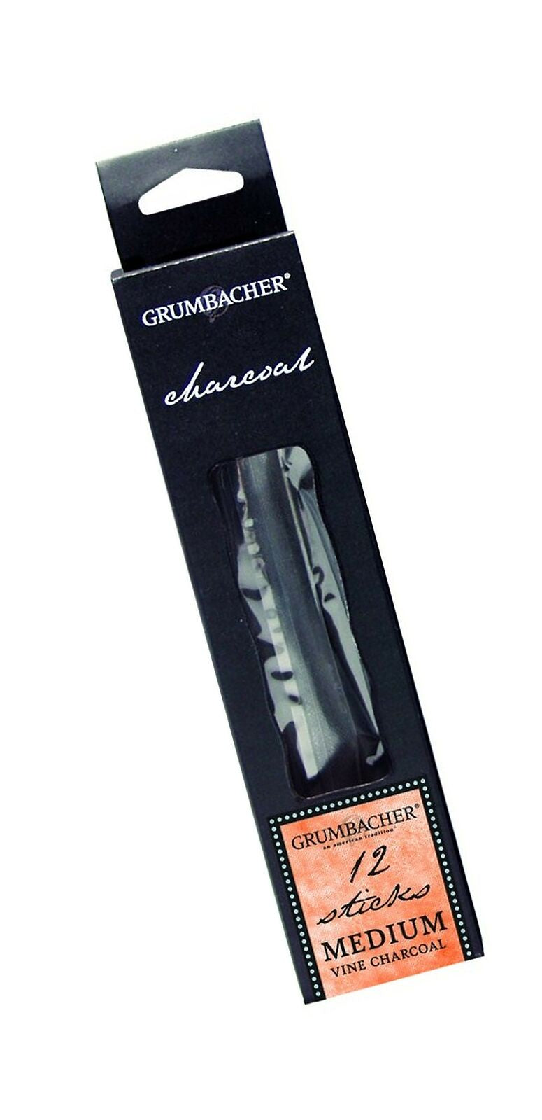 GRUM VINE CHARCOAL MEDIUM 12 PC