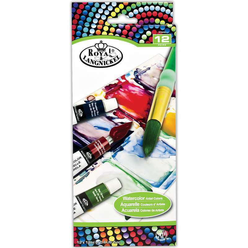 ROYAL WATERCOLOR SET 12 PC