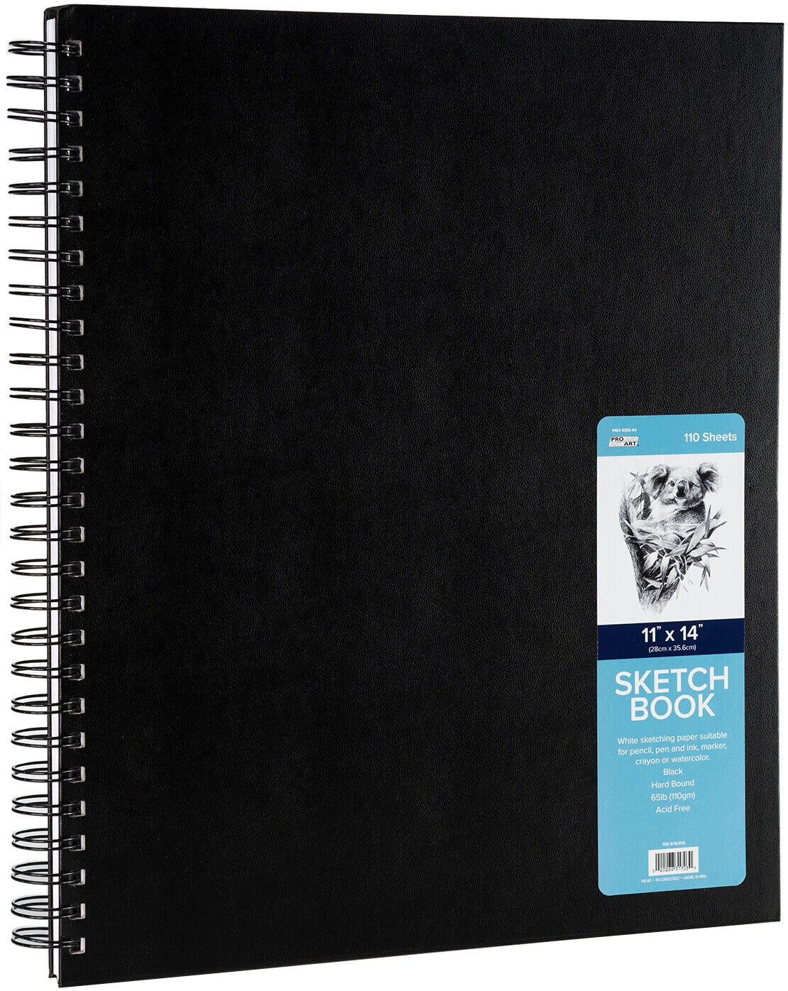 PA SPIRAL SKETCHBOOK 11X14