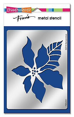 STA CLASSIC POINSETTIA METAL STENCIL