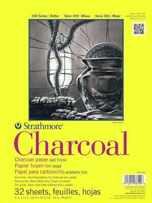 STRATH CHARCOAL WHITE 9 X 12